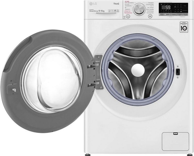 LG Waschtrockner V5WD96H1 9 kg 6 kg 1400 U/min