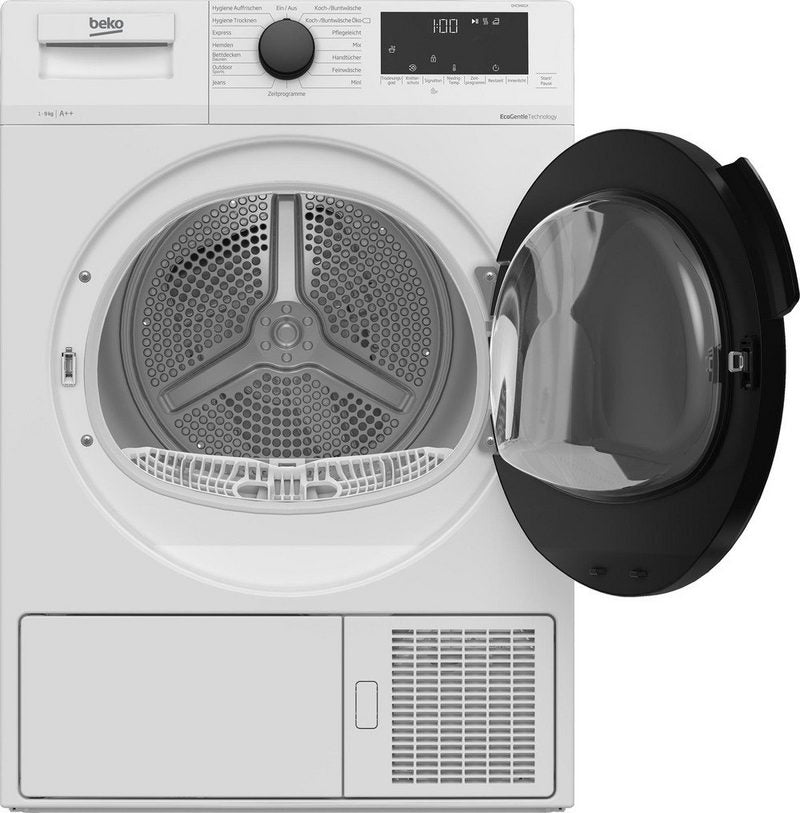 BEKO Ablufttrockner Frontlader Wärmepumpe 9 kg 15 Programme EEK: A++