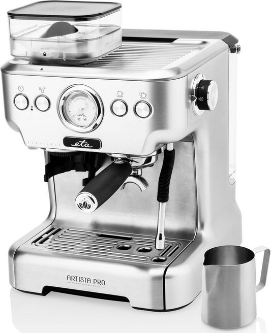 eta Espressomaschine ARTISTA PRO ETA518190000 Wassertankvolumen 2700 ml Profi Dampfdüse für Zubereitung Pumpendruck max. 20 Bar Wahlweise 1 oder 2 Tassen Kaffee