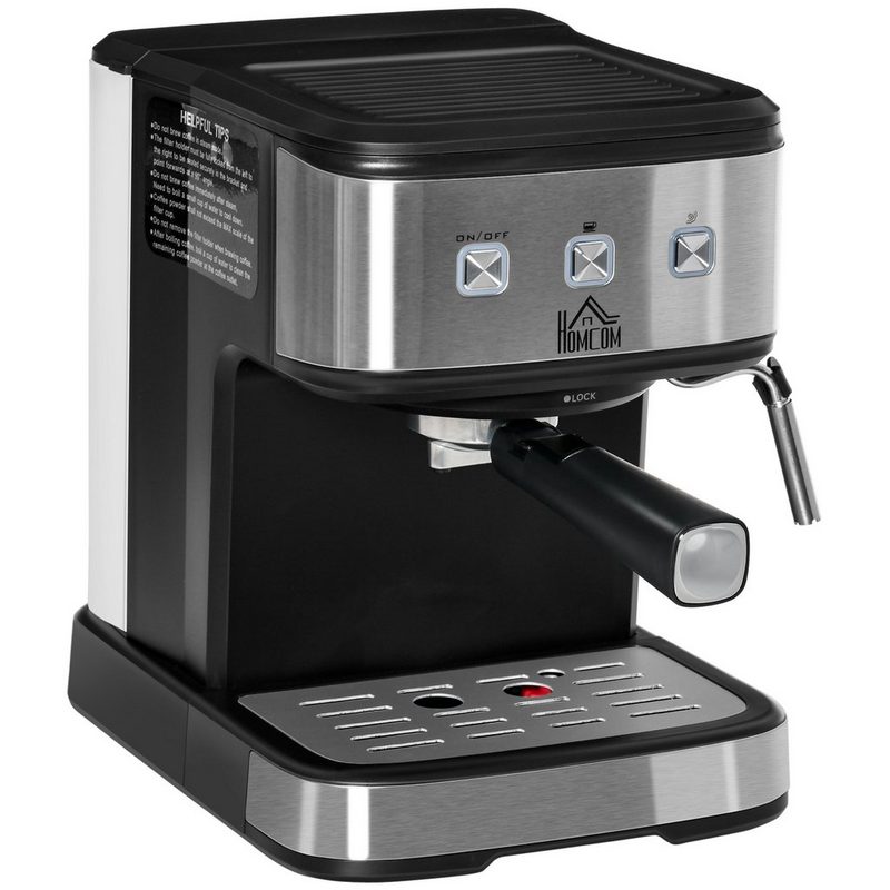 HOMCOM Espressomaschine Kaffeemaschine für 3 Kaffearten