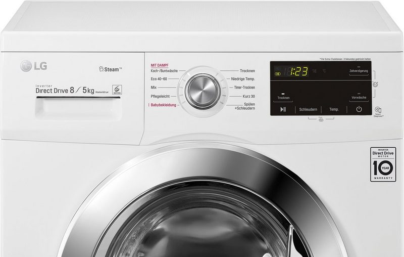 LG Waschtrockner F14G6TDM2NE 8 kg 5 kg 1400 U/min