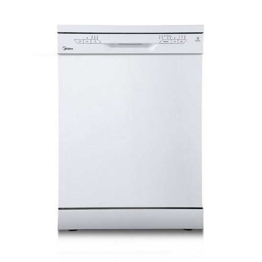 Midea Standgeschirrspüler SF 3.60NW Pro 9 l 14 Maßgedecke 47 db 5 Programme 92 kWh/100 Zyklen Weiß