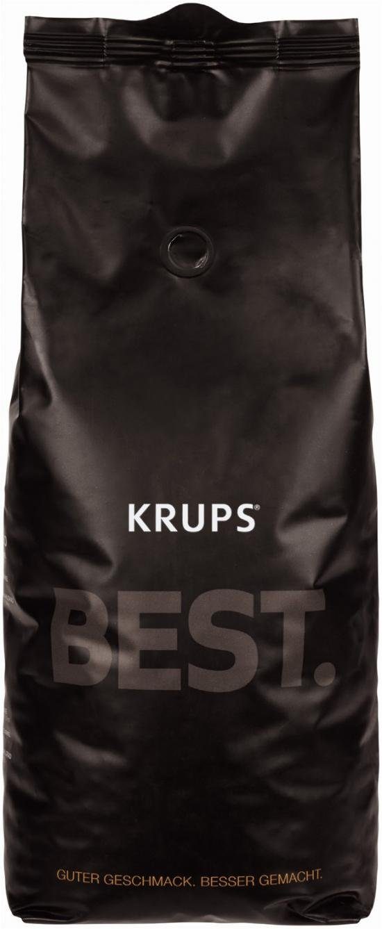 Krups Kaffeevollautomat Arabica + 2Kg Kaffeebohnen Best Crema ZES800 Direktwahltasten für Espresso und Kaffee großes Display 17L 2-Tassen-Funktion Milchaufschäumdüse 1450W 15 Bar EINFACHE BEDIENUNG 3 Temperatur + 3 Mahlgrad Einstellungen