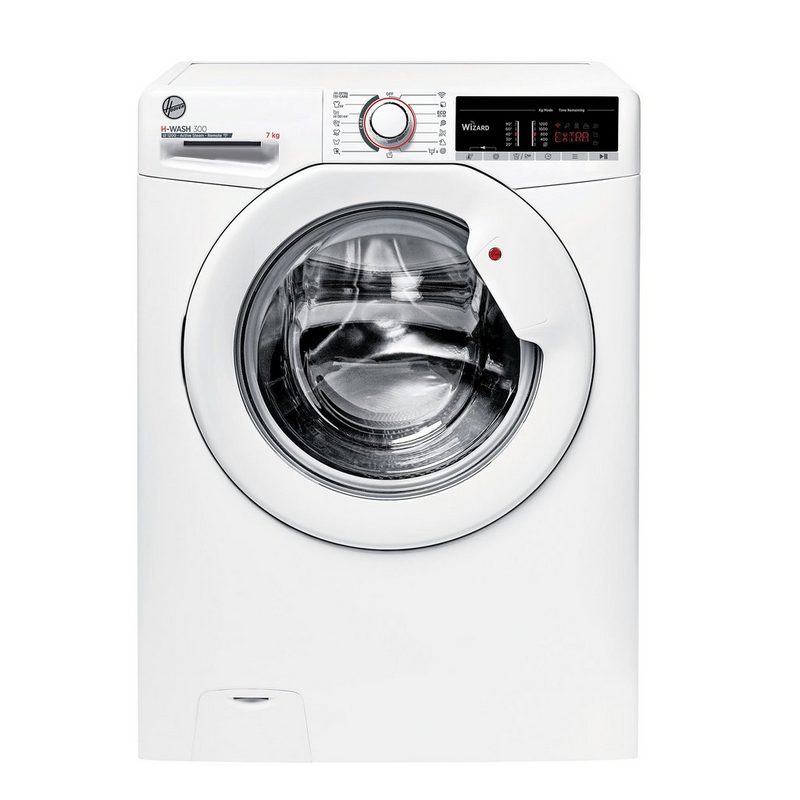 Hoover Waschmaschine H-WASH 300 H3WS4 275TE/1-S 7 kg kg 1200 U/min All in One Programm Mengenautomatik ActiveSteam Dampffunktion nur 45 cm Tiefe