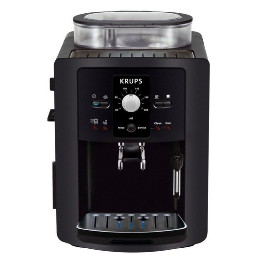 Krups Kaffeevollautomat Krups EA 8000 Kaffee-Vollautomat Espresseria Automatic (Dampfdüse) schwarz