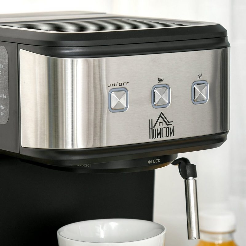 HOMCOM Espressomaschine Kaffeemaschine für 3 Kaffearten