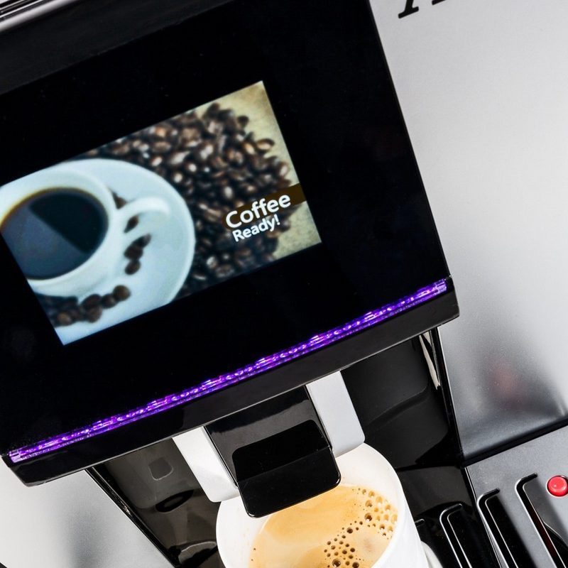 Acopino Kaffeevollautomat Vittoria Limited Edition Cappuccino und Espresso auf Knopfdruck One Touch Farbdisplay