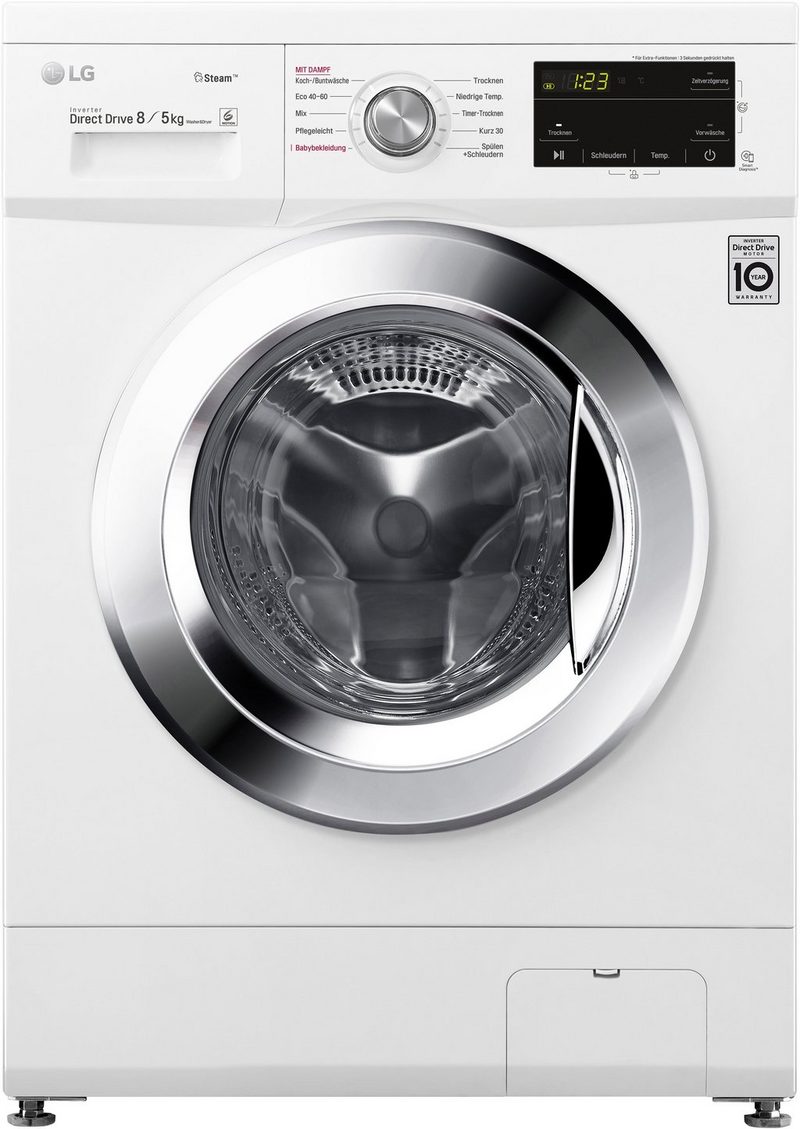 LG Waschtrockner F14G6TDM2NE 8 kg 5 kg 1400 U/min