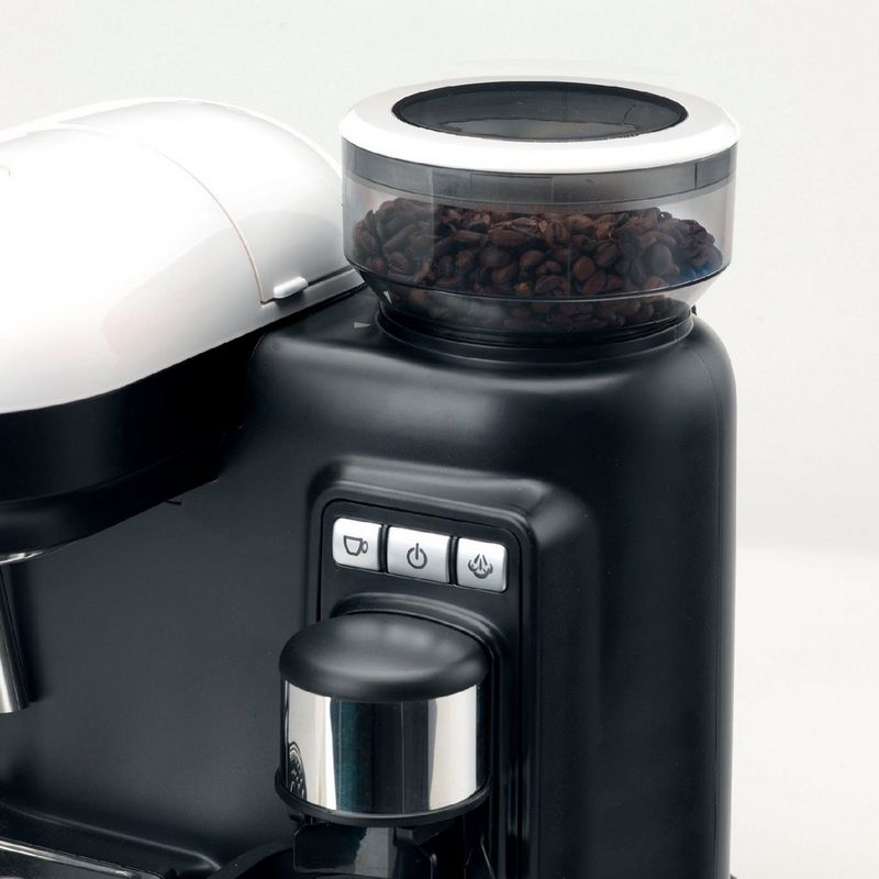 Ariete Espressomaschine 1318WH moderna schwarz-weiß