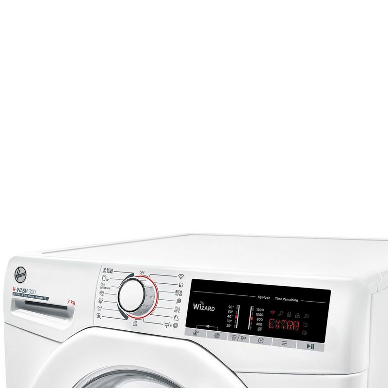 Hoover Waschmaschine H-WASH 300 H3WS4 275TE/1-S 7 kg kg 1200 U/min All in One Programm Mengenautomatik ActiveSteam Dampffunktion nur 45 cm Tiefe