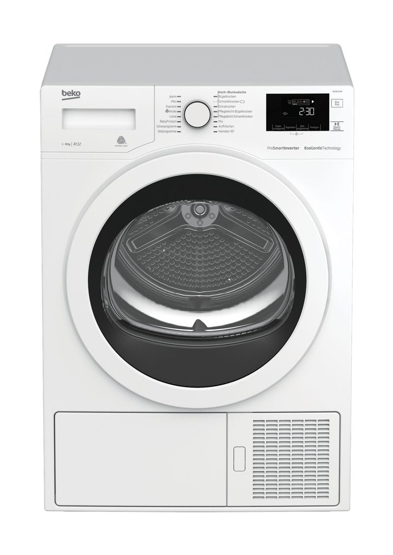 BEKO Ablufttrockner mit Wärmepumpentechnologie 60cm 8k weiß EEK:A+++