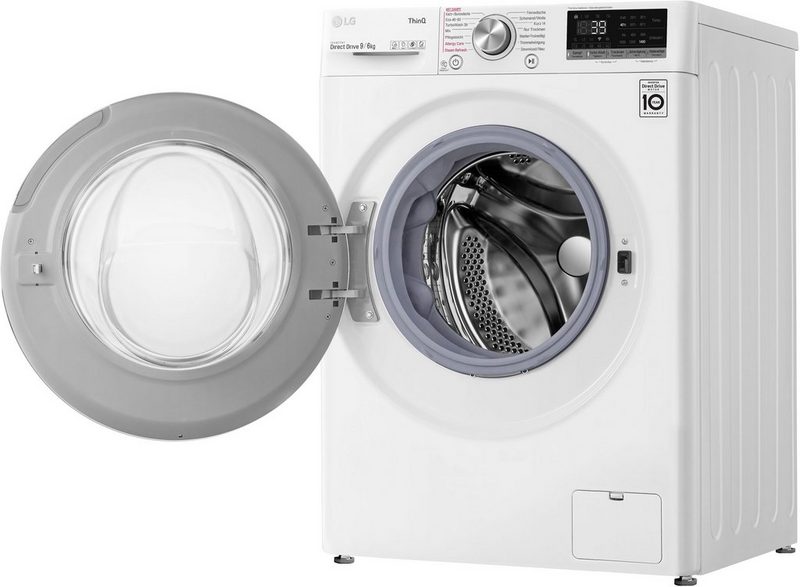 LG Waschtrockner V7WD96H1A 9 kg 6 kg 1400 U/min