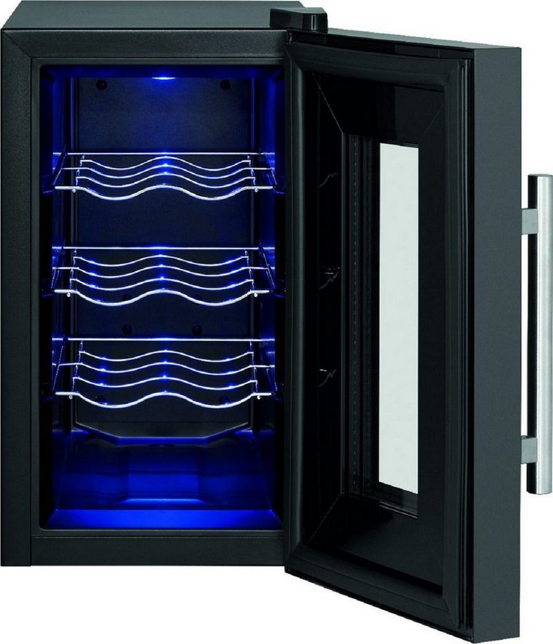 ProfiCook Weintemperierschrank ProfiCook PC-WK 1232 Weintemperierschrank für 8 Fla. Weinkühlschrank für 8 Standardflaschen á 075lThermoelektrische Kühlung (kein Kompressor)